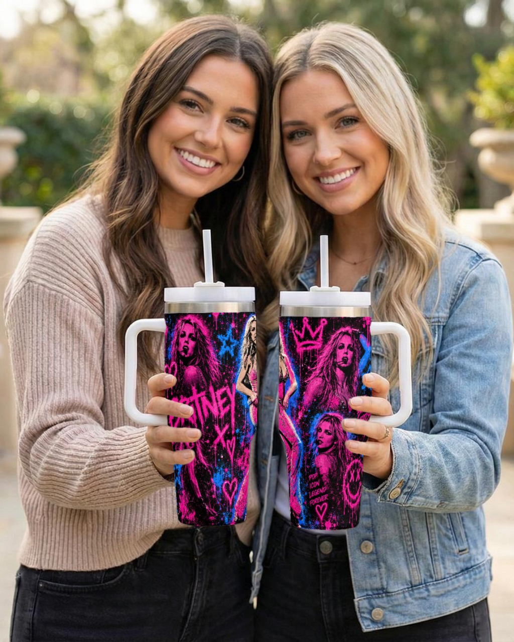 Britney Spears — Pop Icon Forever | 40oz Tumbler with Handle