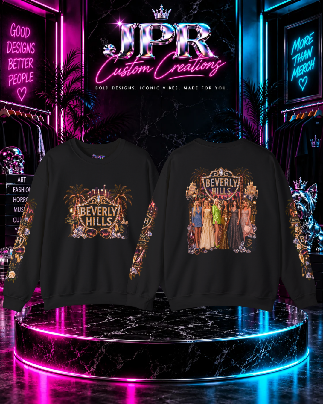 RHOBH — Diamonds on Rodeo Sweatshirt
