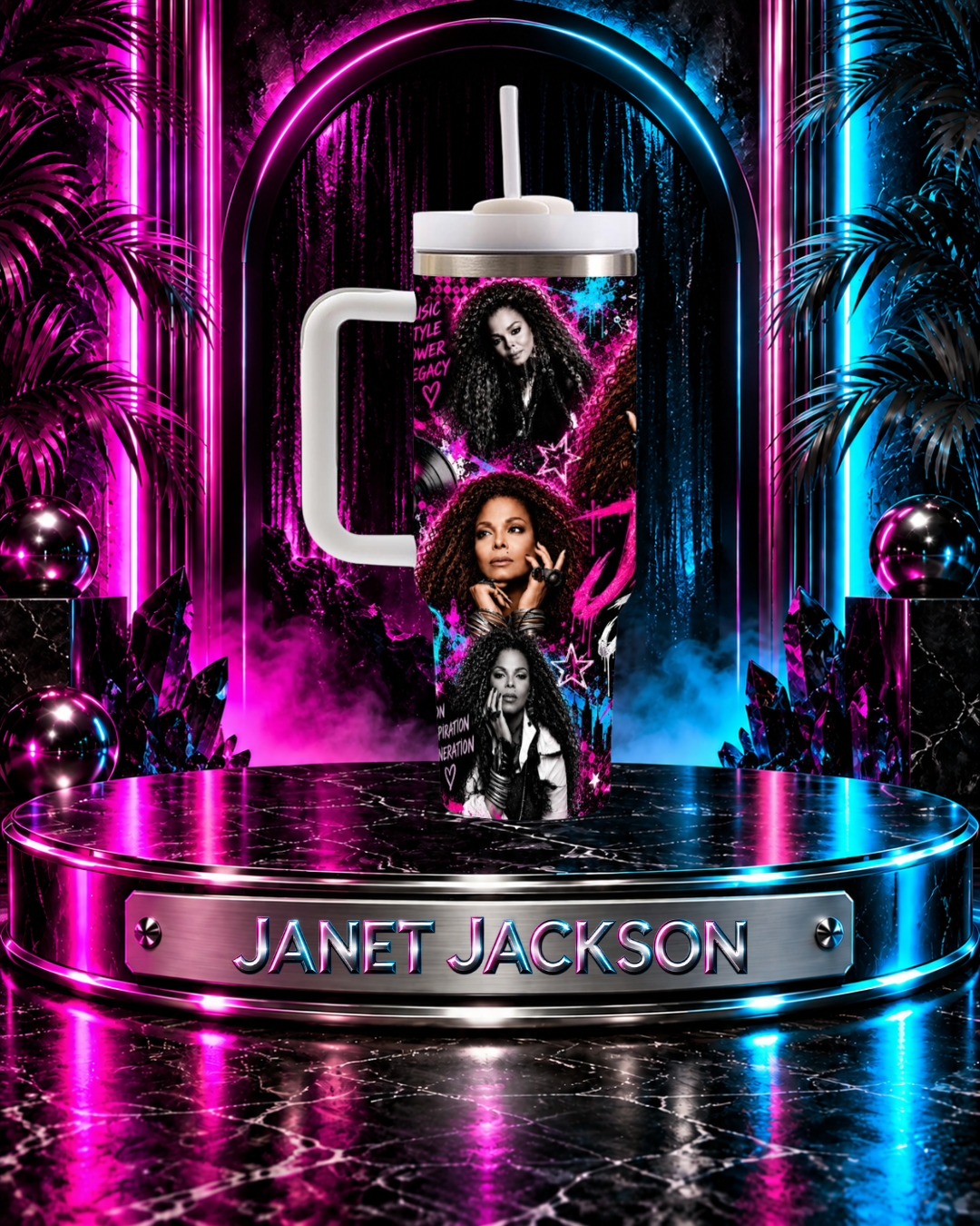 Janet Jackson — Unbreakable | 40oz Tumbler With Handle