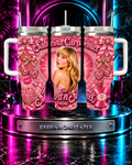 Sabrina Carpenter — Short N' Sweet Pink Sugar Dreams | 40 oz Tumbler With Handle