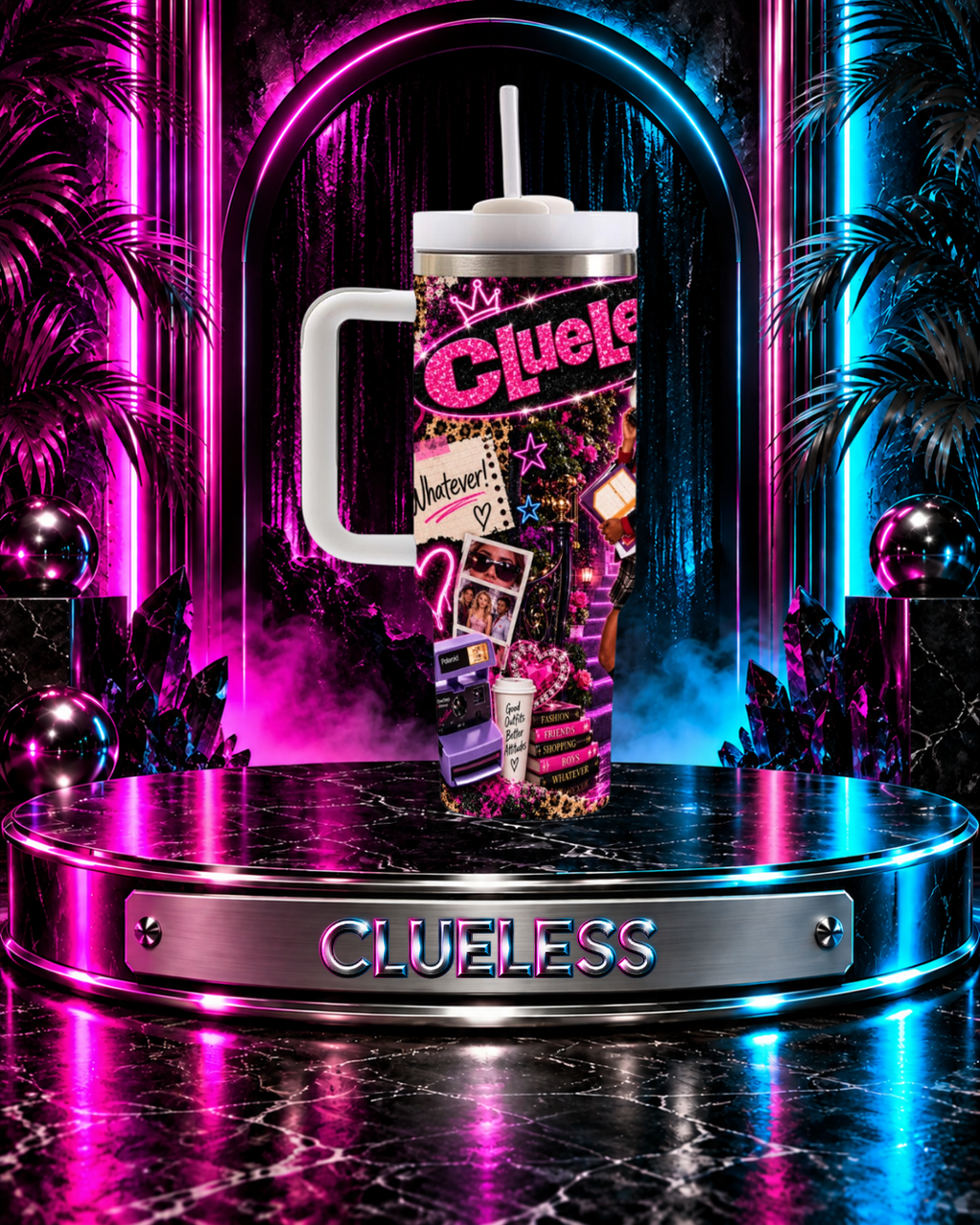 Clueless — Wild Beauty | 40oz Tumbler With Handle