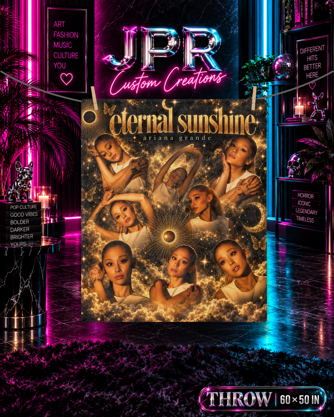 Ariana Grande — Gold Eternal Sunshine | Velveteen Blanket