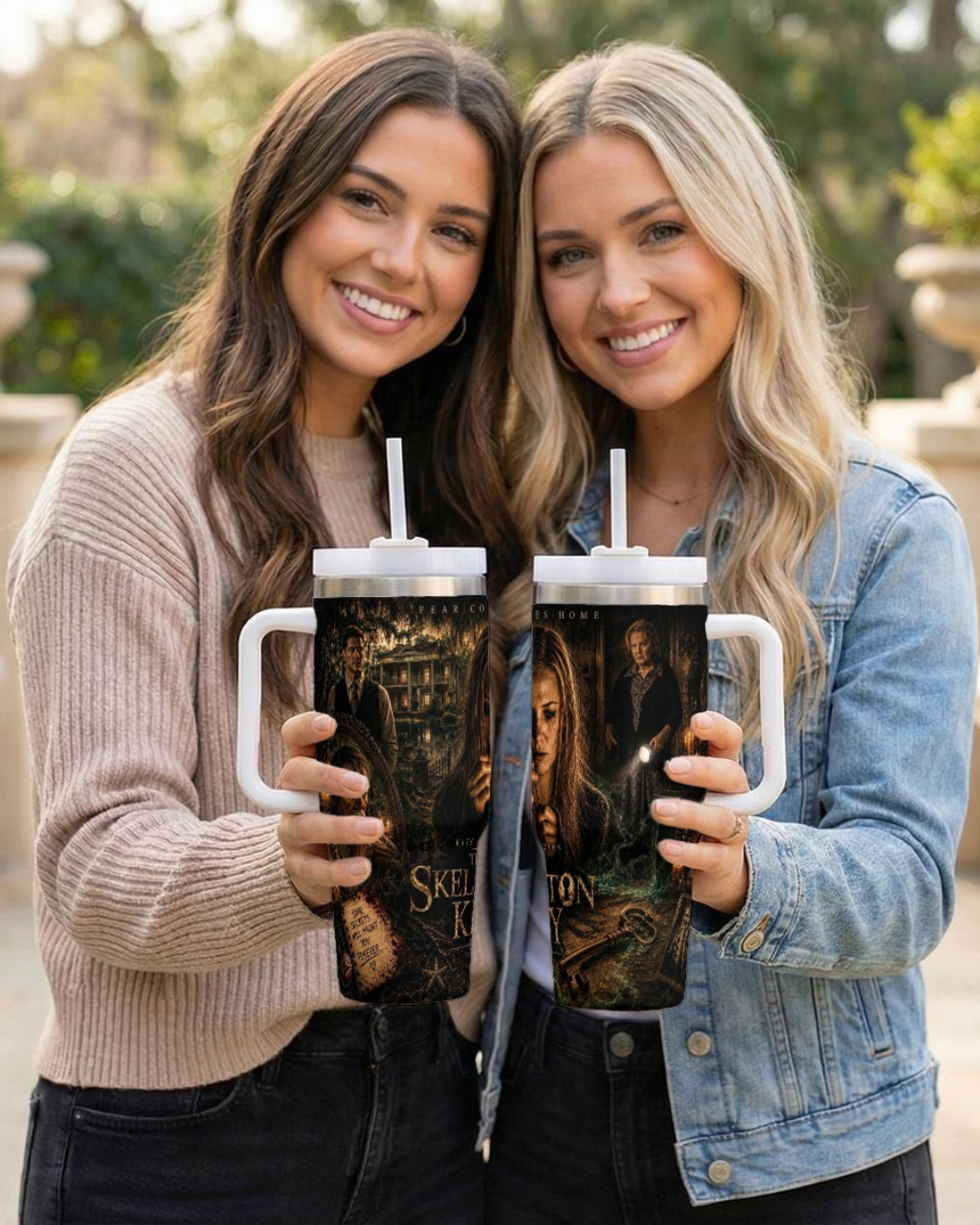 The Skeleton Key — Hoodoo On The Delta | 40oz Tumbler With Handle