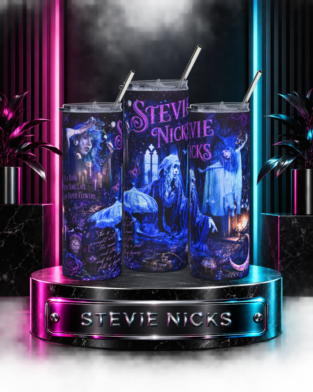 Stevie Nicks — Blue Lamp Illustration Session | 20oz Tumbler