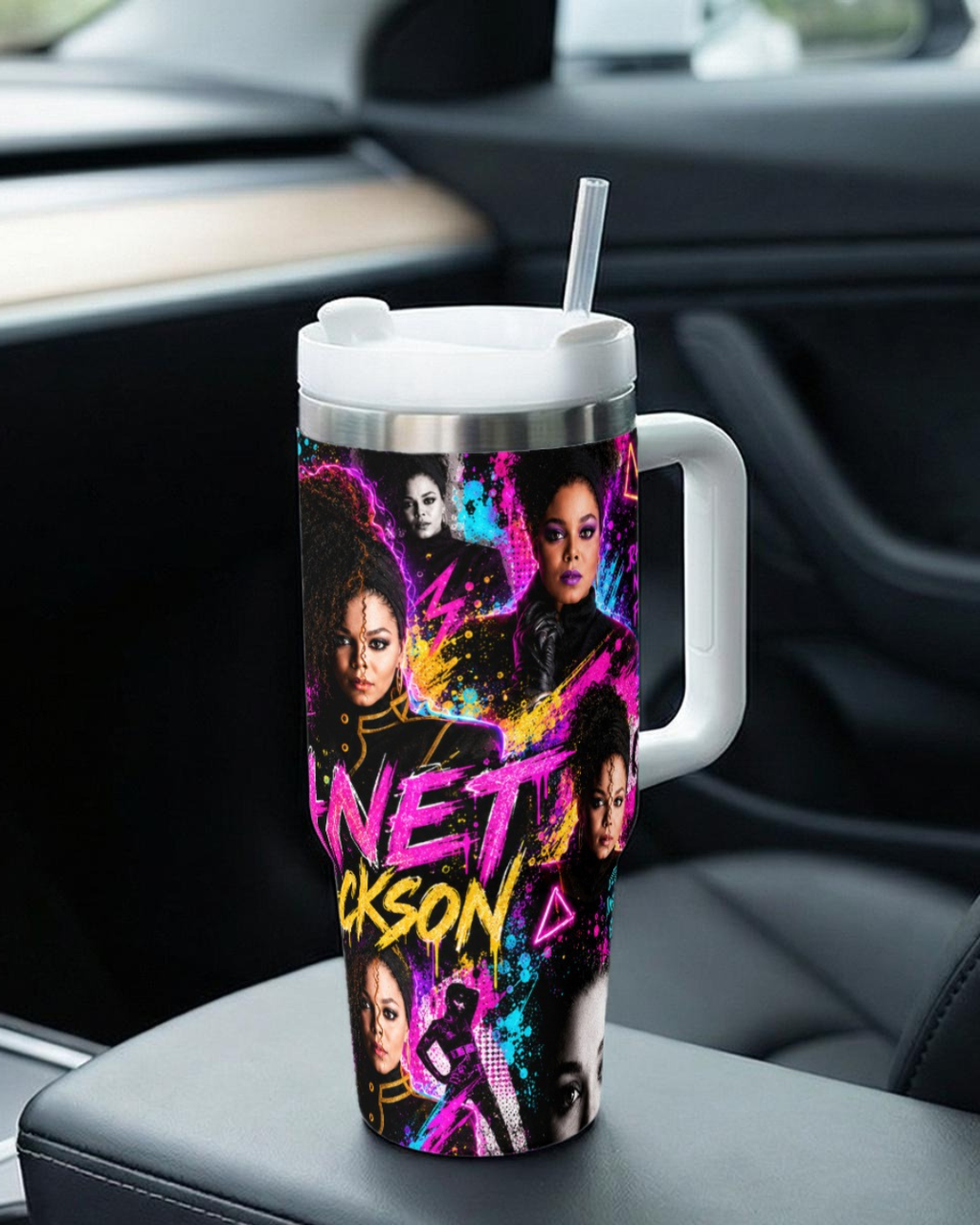 Janet Jackson — Control | 40oz Tumbler With Handle