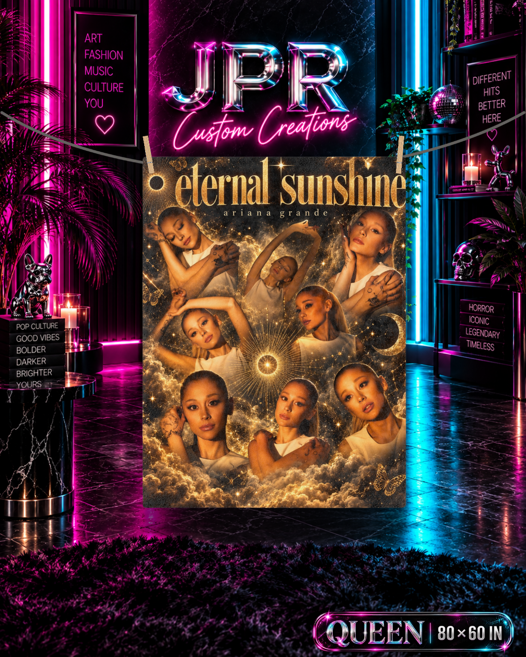 Ariana Grande — Gold Eternal Sunshine | Velveteen Blanket