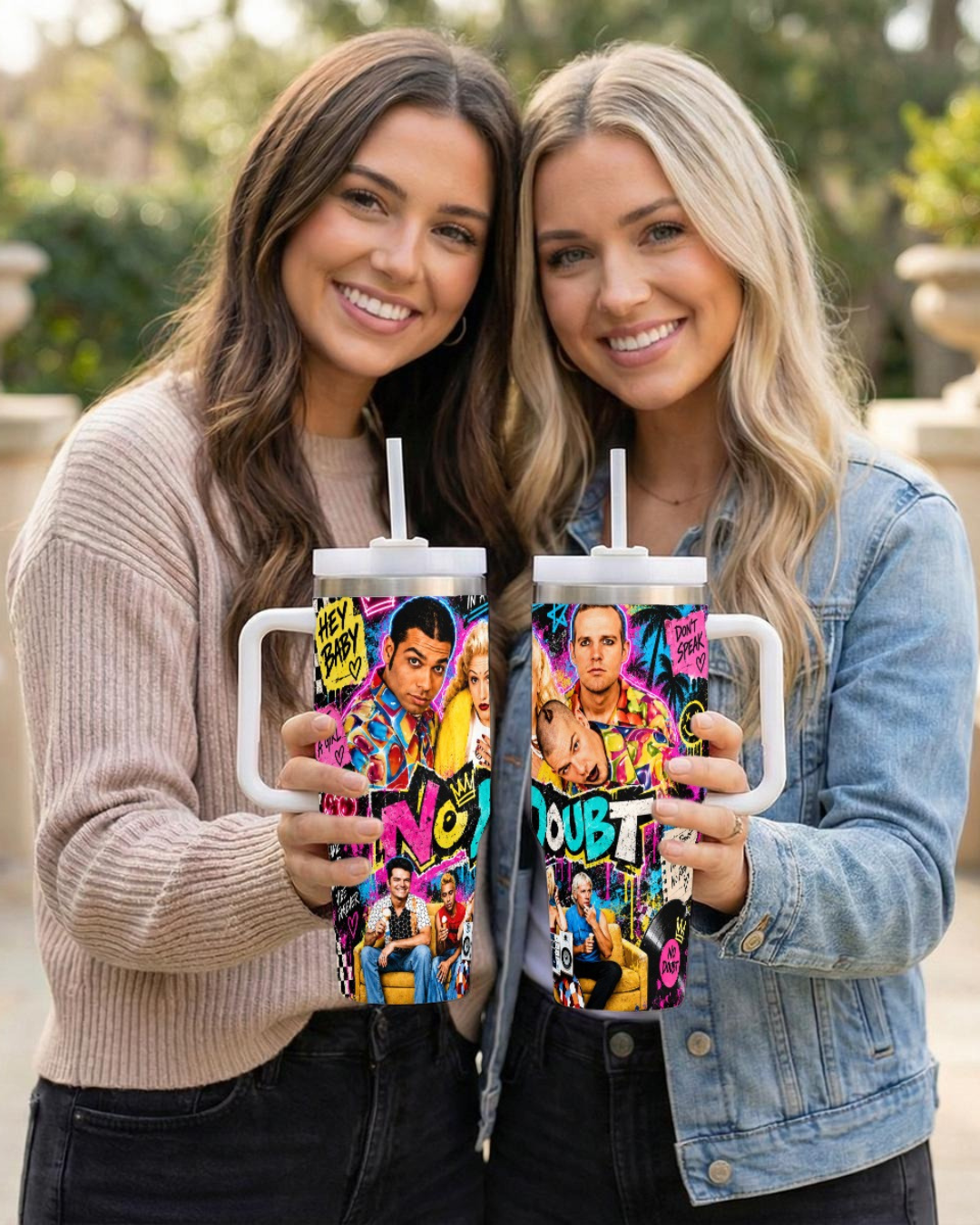 No Doubt — Just A Girl In Technicolor | 40oz Tumbler With Handle