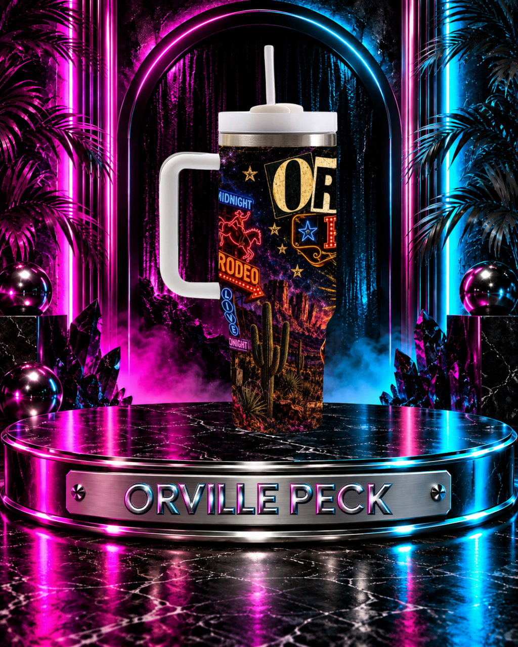 Orville Peck — Long Live The Misfit | 40oz Tumbler With Handle