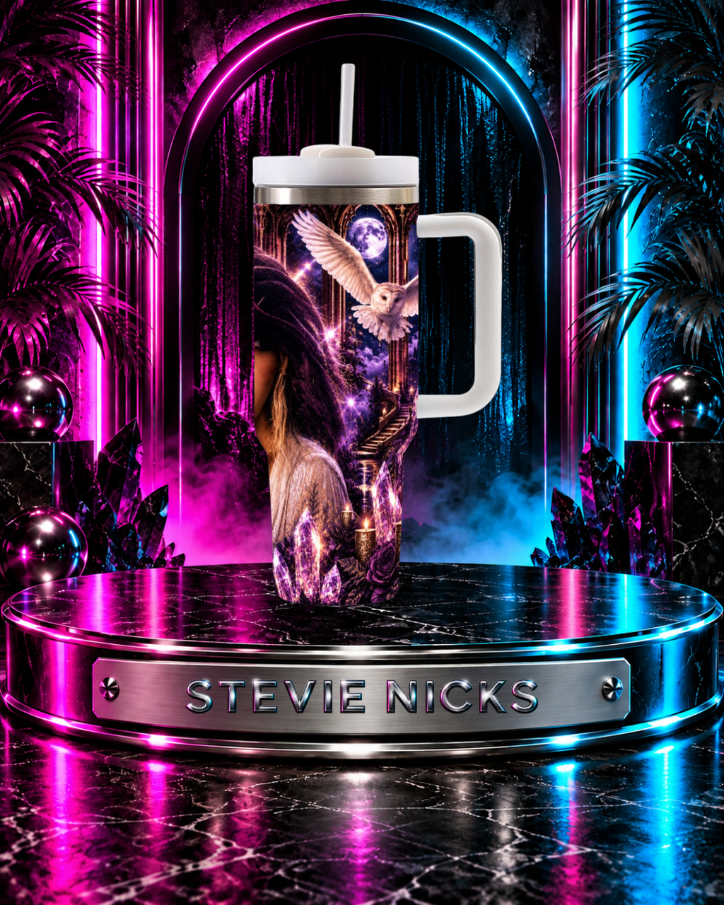 Stevie Nicks — Crystal Visions | 40oz Tumbler With Handle
