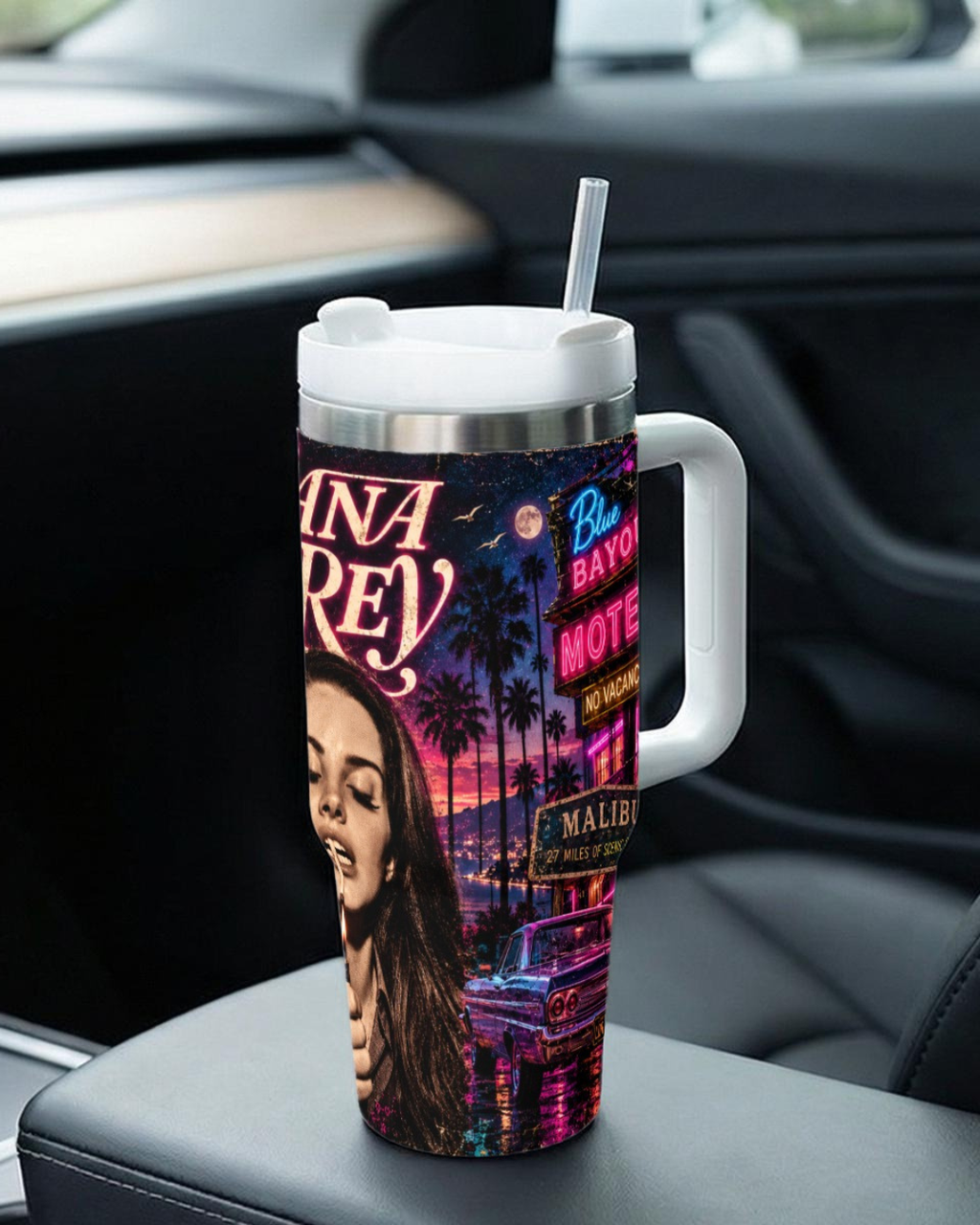 Lana Del Rey — California Dreamin' | 40oz Tumbler With Handle