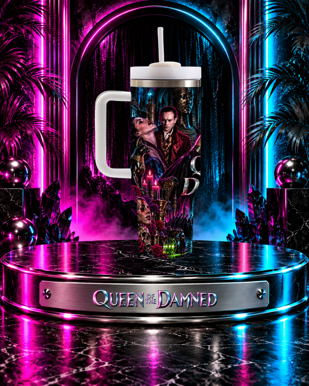Queen Of The Damned — Akasha's Rein | 40oz Tumbler With Handle